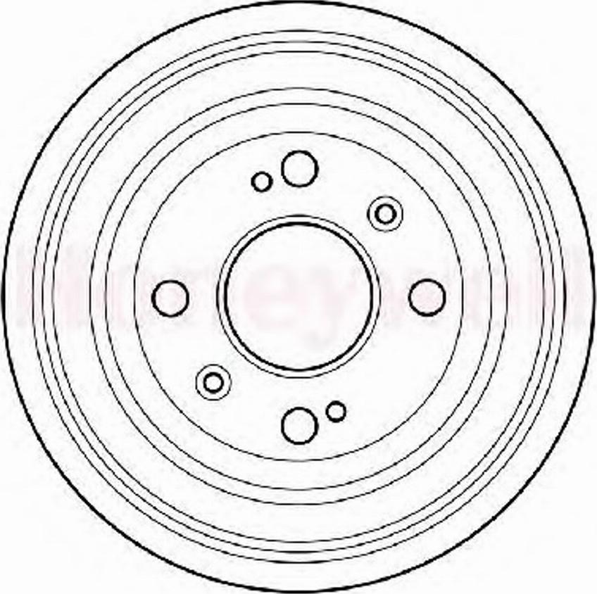 BENDIX 329071 B - Спирачен барабан vvparts.bg