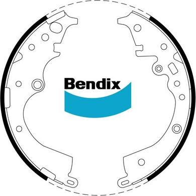 Bendix-AU BS5007 - Комплект спирачна челюст vvparts.bg