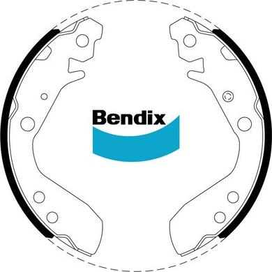 Bendix-AU BS5012 - Комплект спирачна челюст vvparts.bg