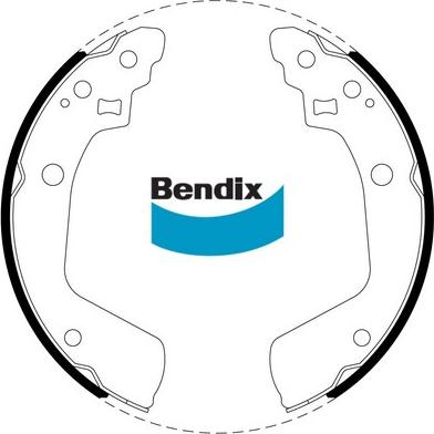 Bendix-AU BS5020 - Комплект спирачна челюст vvparts.bg