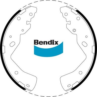 Bendix-AU BS5023 - Комплект спирачна челюст vvparts.bg