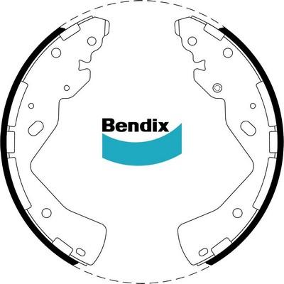 Bendix-AU BS5238 ULT4WD - Комплект спирачна челюст vvparts.bg