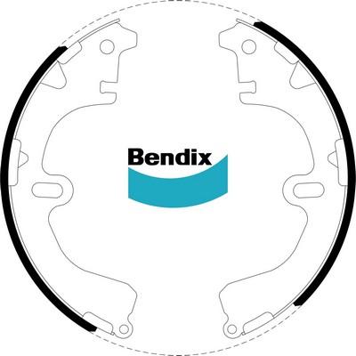 Bendix-AU BS1490 - Комплект спирачна челюст vvparts.bg