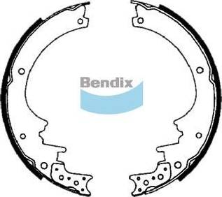 Bendix-AU BS1404 - Комплект спирачна челюст vvparts.bg