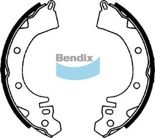 Bendix-AU BS1592 - Комплект спирачна челюст vvparts.bg