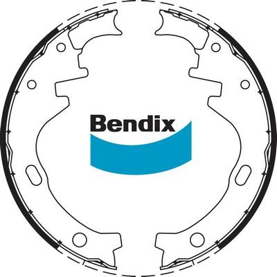 Bendix-AU BS1584 - Комплект спирачна челюст vvparts.bg