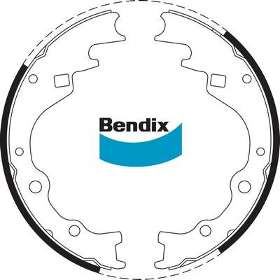 Bendix-AU BS1587 - Комплект спирачна челюст vvparts.bg