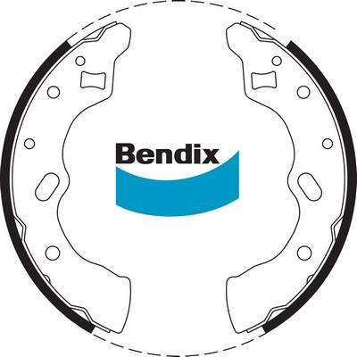 Bendix-AU BS1696 - Комплект спирачна челюст vvparts.bg