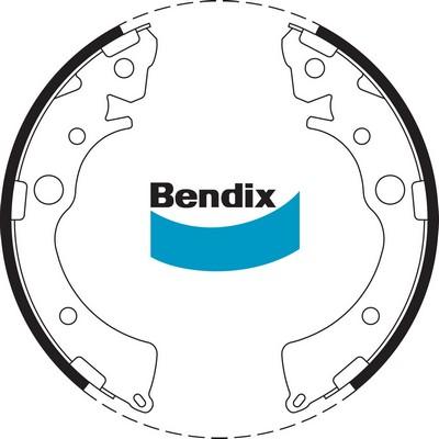 Bendix-AU BS1692 - Комплект спирачна челюст vvparts.bg