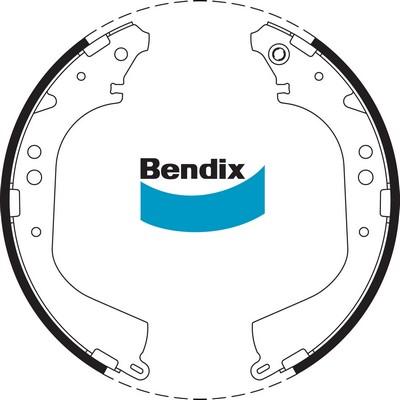 Bendix-AU BS1660 - Комплект спирачна челюст vvparts.bg