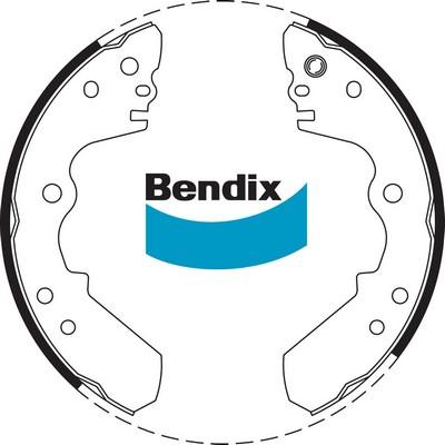 Bendix-AU BS1662 - Комплект спирачна челюст vvparts.bg