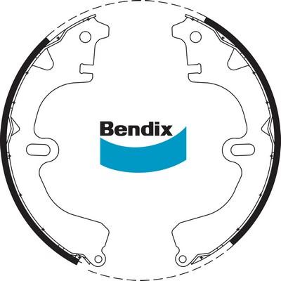 Bendix-AU BS1602 - Комплект спирачна челюст vvparts.bg