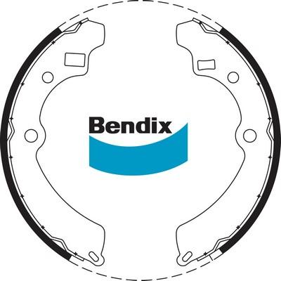 Bendix-AU BS1617 - Комплект спирачна челюст vvparts.bg