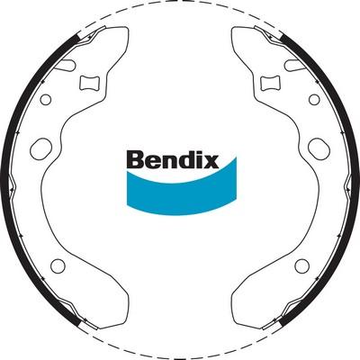 Bendix-AU BS1685 - Комплект спирачна челюст vvparts.bg
