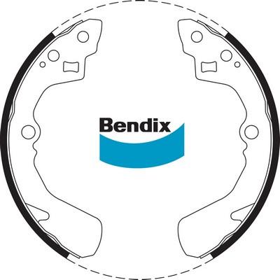 Bendix-AU BS1682 - Комплект спирачна челюст vvparts.bg