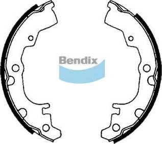 Bendix-AU BS1632 - Комплект спирачна челюст vvparts.bg