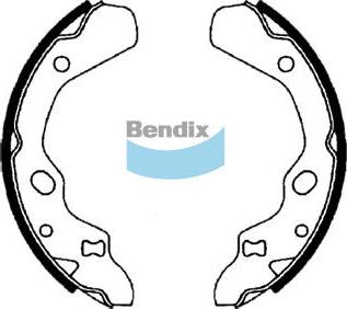 Bendix-AU BS1671 - Комплект спирачна челюст vvparts.bg