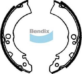 Bendix-AU BS1399 - Комплект спирачна челюст vvparts.bg