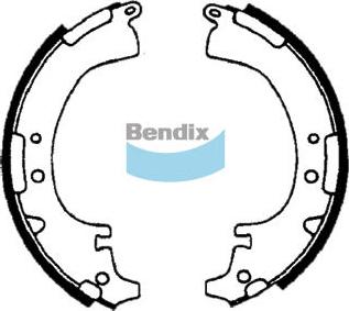 Bendix-AU BS1356 - Комплект спирачна челюст vvparts.bg