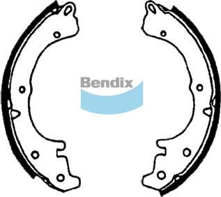 Bendix-AU BS1379 - Комплект спирачна челюст vvparts.bg