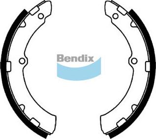 Bendix-AU BS1746 - Комплект спирачна челюст vvparts.bg