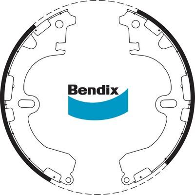 Bendix-AU BS1704 - Комплект спирачна челюст vvparts.bg