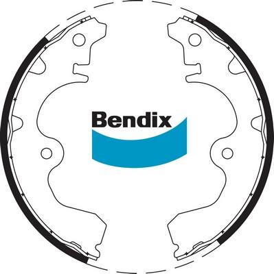 Bendix-AU BS1731 - Комплект спирачна челюст vvparts.bg