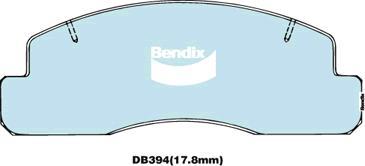 Bendix-AU CVP394 PTHD - Комплект спирачно феродо, дискови спирачки vvparts.bg