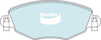 Bendix-AU DB1479 EURO+ - Комплект спирачно феродо, дискови спирачки vvparts.bg