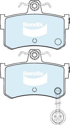 Bendix-AU DB1197 GCT - Комплект спирачно феродо, дискови спирачки vvparts.bg