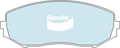 Bendix-AU DB1842 -4WD - Комплект спирачно феродо, дискови спирачки vvparts.bg