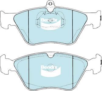 Bendix-AU DB1341 EURO+ - Комплект спирачно феродо, дискови спирачки vvparts.bg