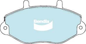 Bendix-AU DB1317 HD - Комплект спирачно феродо, дискови спирачки vvparts.bg