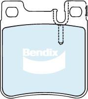 Bendix-AU DB1241 EURO+ - Комплект спирачно феродо, дискови спирачки vvparts.bg