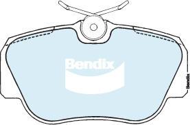 Bendix-AU DB1256 GCT - Комплект спирачно феродо, дискови спирачки vvparts.bg