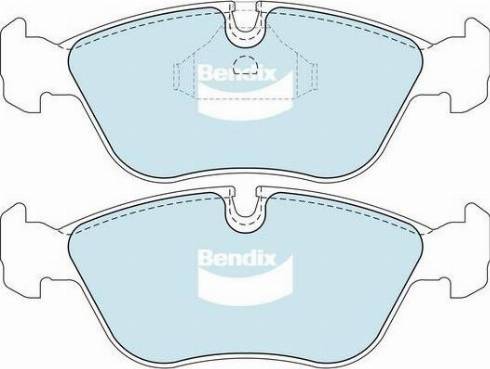 Bendix-AU DB1261 EURO+ - Комплект спирачно феродо, дискови спирачки vvparts.bg