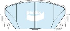 Bendix-AU DB1785 GCT - Комплект спирачно феродо, дискови спирачки vvparts.bg