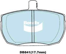 Bendix-AU DB841 -4WD - Комплект спирачно феродо, дискови спирачки vvparts.bg