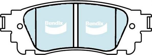 Bendix-AU DB2419 -4WD - Комплект спирачно феродо, дискови спирачки vvparts.bg
