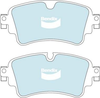 Bendix-AU DB2510 EURO+ - Комплект спирачно феродо, дискови спирачки vvparts.bg