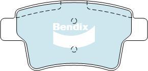 Bendix-AU DB2041 EURO+ - Комплект спирачно феродо, дискови спирачки vvparts.bg