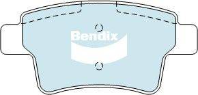 Bendix-AU DB2041 HD - Комплект спирачно феродо, дискови спирачки vvparts.bg