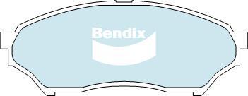 Bendix-AU DB2058 HD - Комплект спирачно феродо, дискови спирачки vvparts.bg