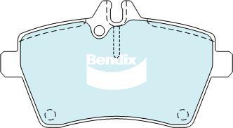 Bendix-AU DB2019 EURO+ - Комплект спирачно феродо, дискови спирачки vvparts.bg