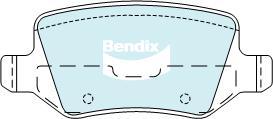 Bendix-AU DB2020 EURO+ - Комплект спирачно феродо, дискови спирачки vvparts.bg