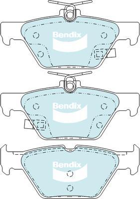 Bendix-AU DB2398-GCT - Комплект спирачно феродо, дискови спирачки vvparts.bg