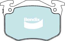 Bendix-AU DB224 HD - Комплект спирачно феродо, дискови спирачки vvparts.bg