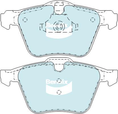 Bendix-AU DB2236 GCT - Комплект спирачно феродо, дискови спирачки vvparts.bg