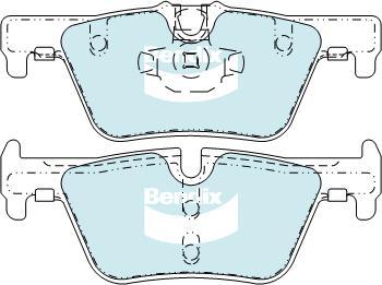 Bendix-AU DB2224 EURO+ - Комплект спирачно феродо, дискови спирачки vvparts.bg