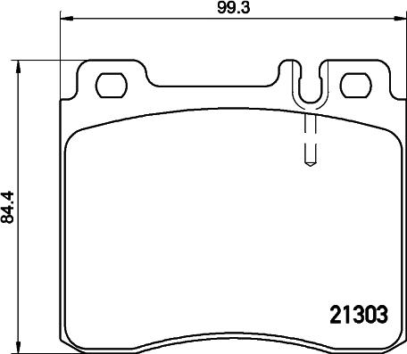 BENDIX Braking BPD2379 - Комплект спирачно феродо, дискови спирачки vvparts.bg